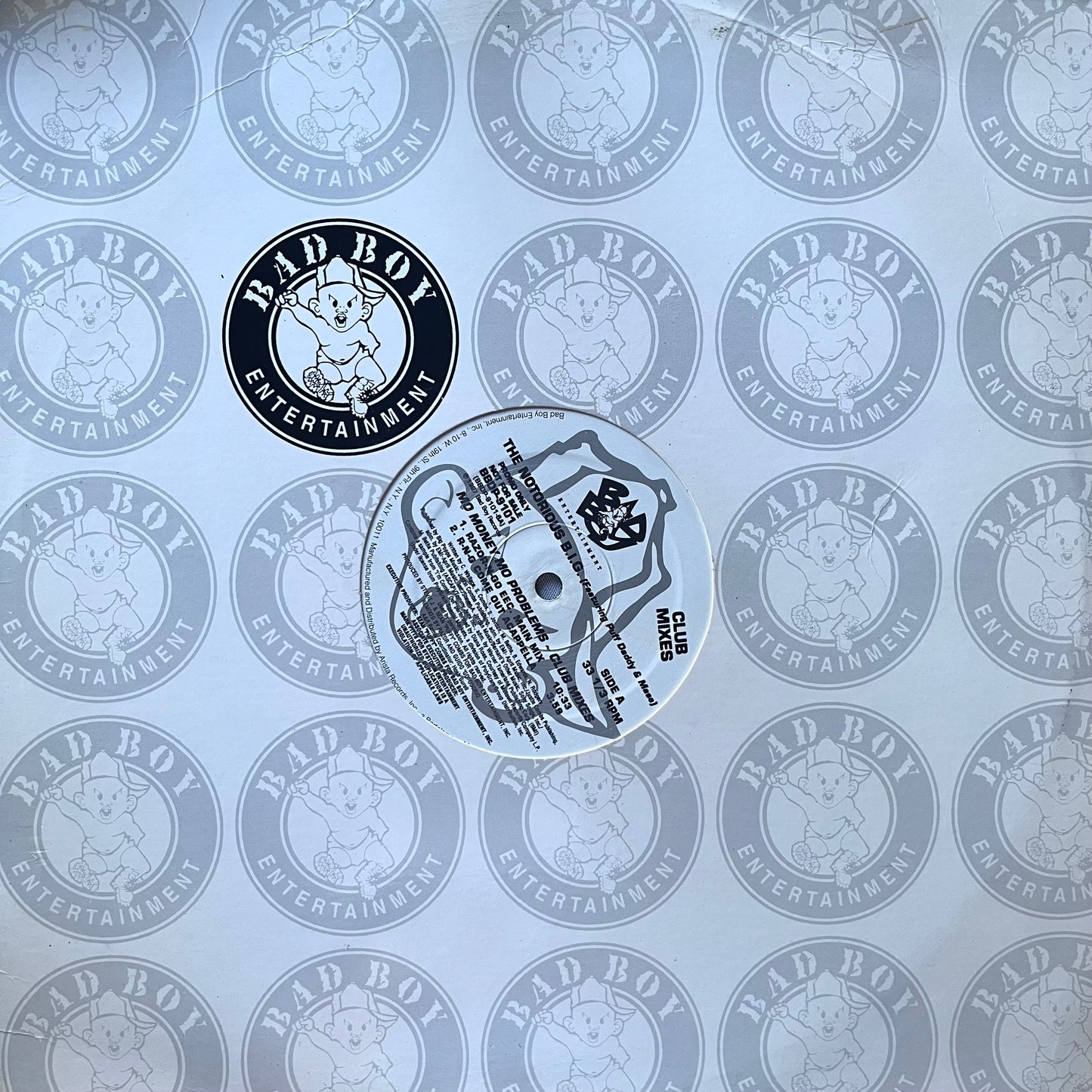The Notorious B.I.G. “Mo Money Mo Problems” 5 Version 12inch Promo Vinyl on Bad Boy Entertainment