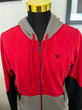 Load image into Gallery viewer, True Religion 100% Cotton Logo Embroidered Red Hoodie Size M