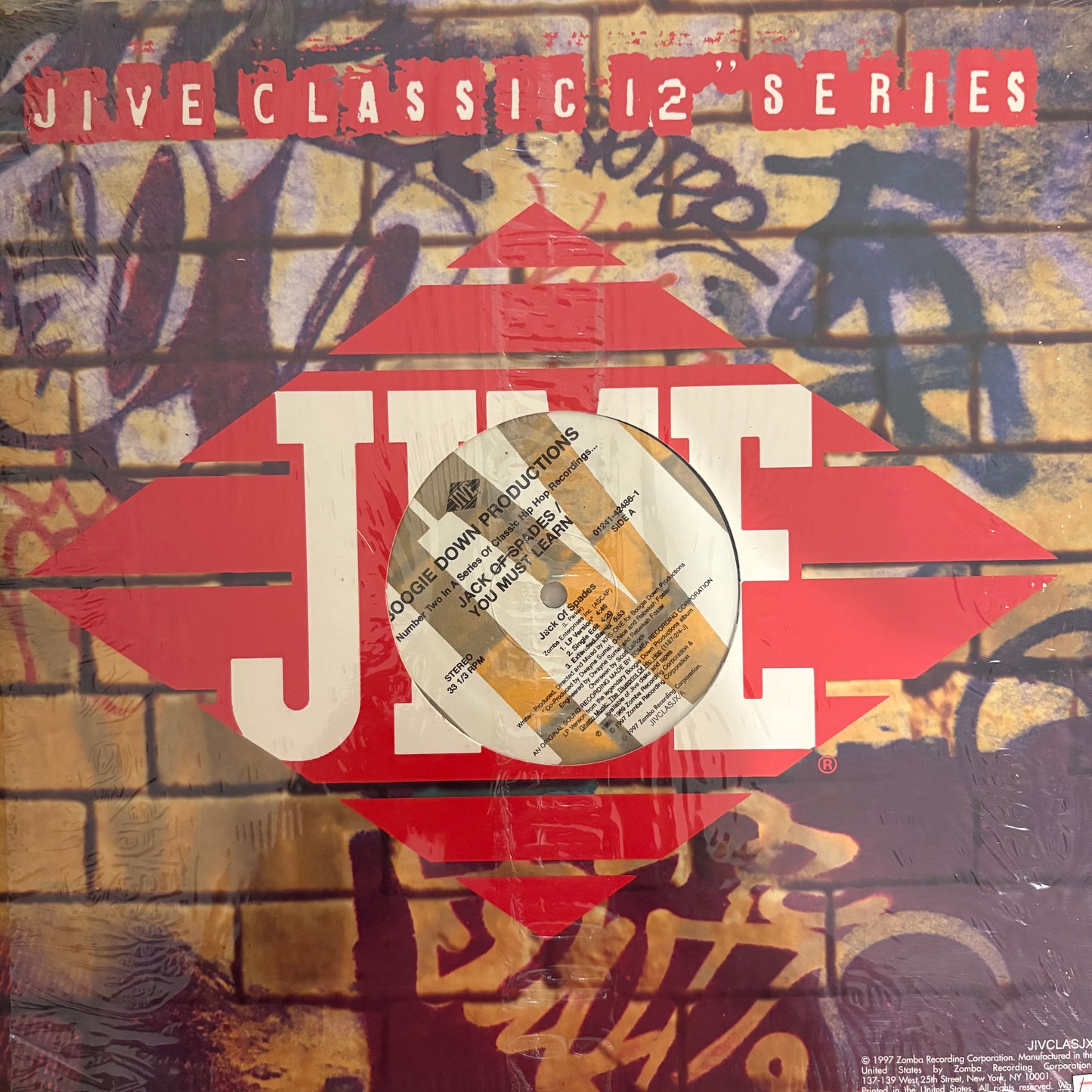 Boogie Down Productions “Jack Of Spades” / “You Must Learn” 5 Version 12inch vinyl record