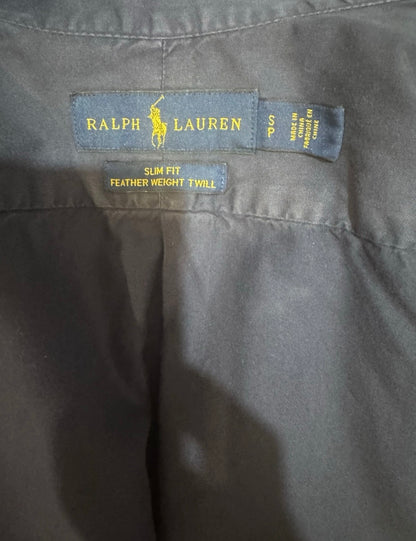 Ralph Lauren 100% Cotton Navy Button Up Shirt Size Small