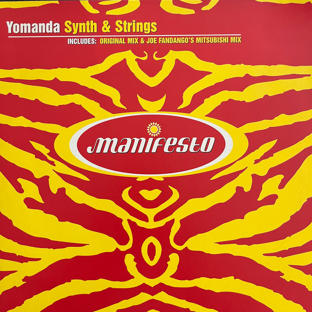 Yomanda “Synth & Strings” 3 Version 12inch Vinyl Record on Manifesto Records