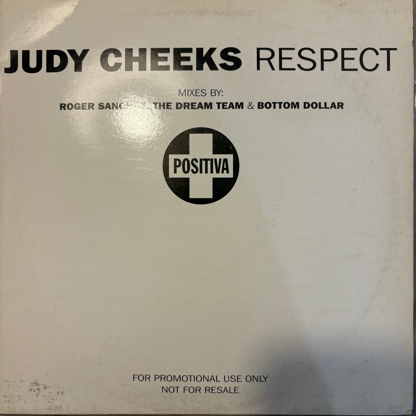 Judy Cheeks “Respect” 8 Track 12inch Double Vinyl Pack Feat Mixes By Roger Sanchez & Bottom Dollar