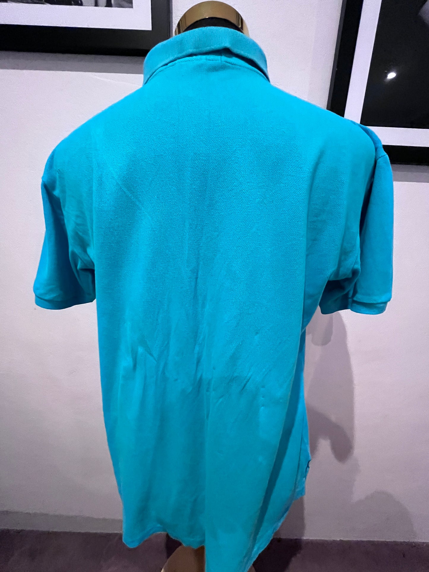 Polo Ralph Lauren 100% Cotton Blue Polo Shirt Size XL