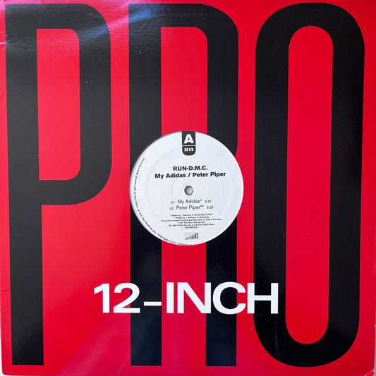 RUN DMC “My Adidas” / “Peter Piper” 4 Version 12inch Vinyl Record Includes Original and Instrumentals