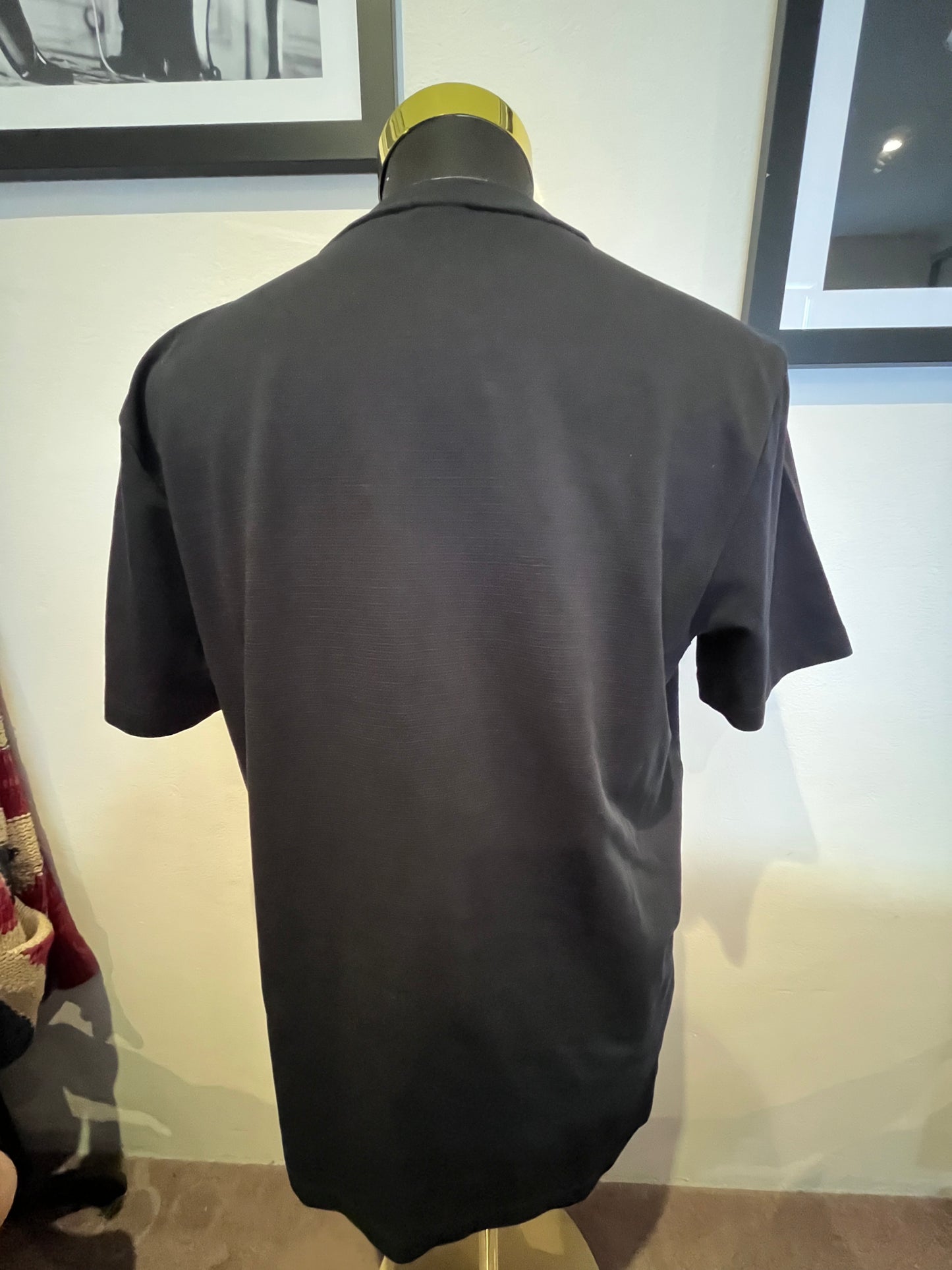 Boss Hugo Boss Cotton Blend Navy Blue T Shirt Regular Fit Size XL