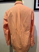 Load image into Gallery viewer, Ralph Lauren 100% Cotton Custom Fit Orange Check Shirt Size M