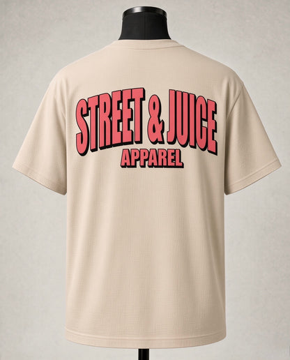 Street & Juice - Eazy E ‘Only If You Want it’ 100% Heavyweight Cotton Cream Tee