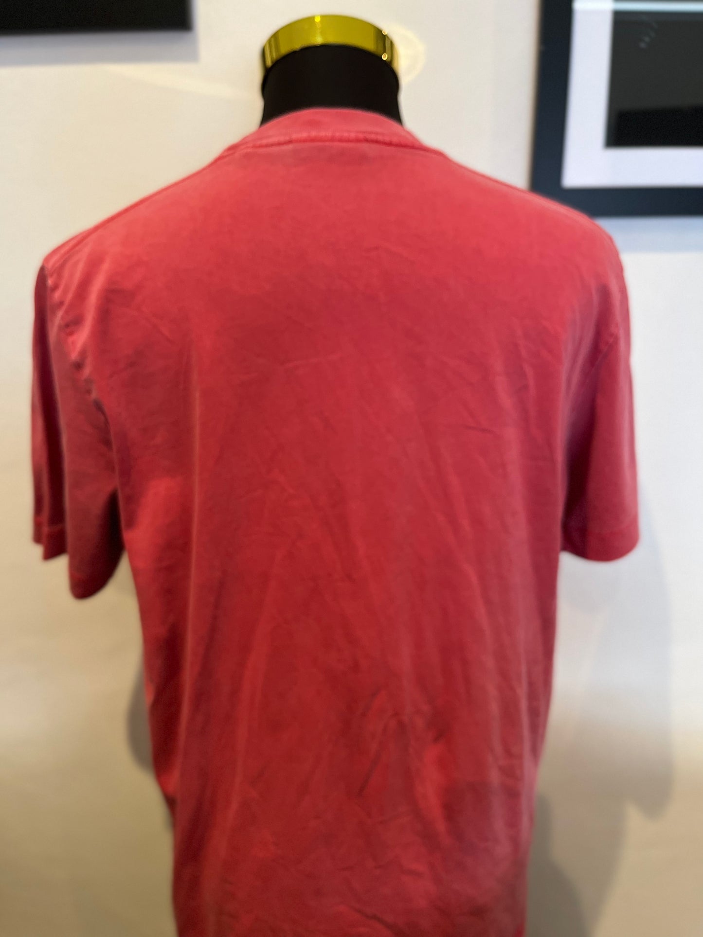 Scotch & Soda 100% Cotton Red T Shirt Regular Fit Size XL