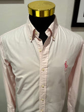 Load image into Gallery viewer, Ralph Lauren Pink Pony 100% Cotton Classic Fit Shirt Size Large Button Down Collar