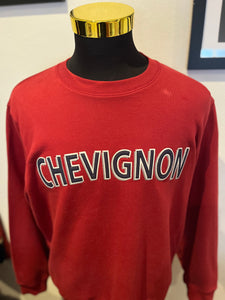 Chevignon 100% Cotton Logo Embroidered Sweater Size XL