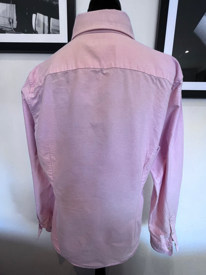 Ralph Lauren Women’s 100% Cotton Pink Shirt Slim Fit Size XL
