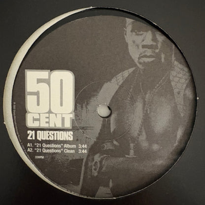 50 Cent “21 Questions” Ft Nate Dogg” 4 Version 12inch vinyl record