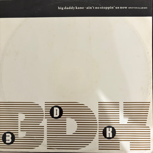 Big Daddy Kane “Ain’t No Stoppin’ us Now” 3 Version 12inch vinyl record
