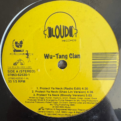 Wu Tang Clan “Protect Ya Neck” “Method Man” 7 Track 12inch Vinyl Still Sealed