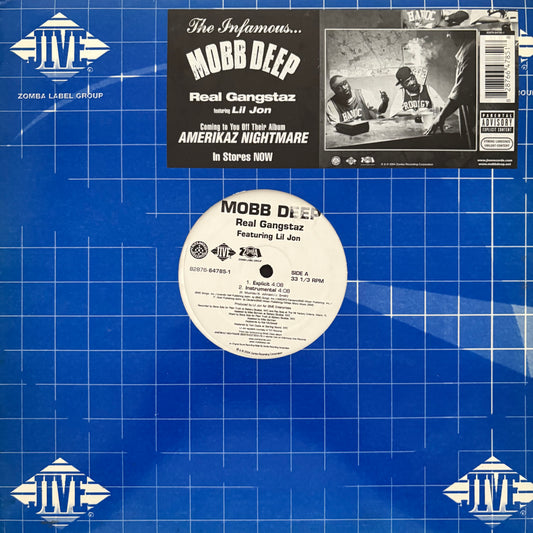 Mobb Deep “Real Gangstaz” Ft Lil Jon 4 Version 12inch vinyl record