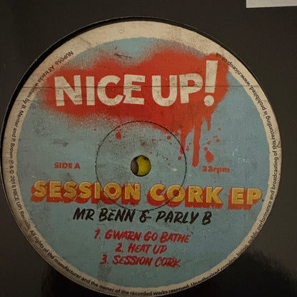Mr Benn & Parly B ‘Session Cork’ Ep 6 Track 12inch vinyl record