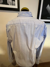 Load image into Gallery viewer, Scotch &amp; Soda 100% Cotton Blue / White Stripe Oxford Shirt Size XL Regular Fit