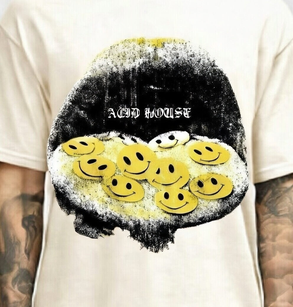 Street & Juice “Acid House” 100% Cotton Graphic Tees