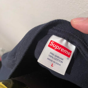 Supreme 100% Cotton Water Pistol Logo Print Shirt Size Large Made in the USA