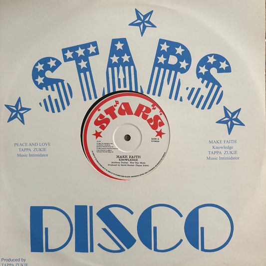 Knowledge “Make Faith” / Tappa Zukie “Peace & Love” 2 Track 12” Vinyl Trojan