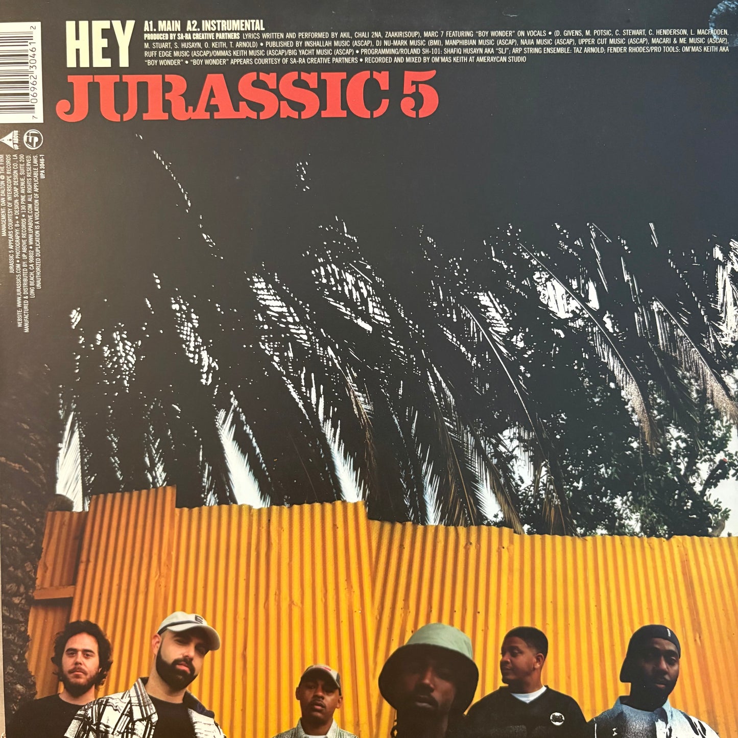 Jurassic 5 “Hey” / “If You Only Knew” 4 Track 12inch Vinyl