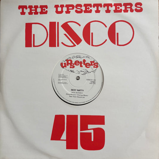 Max Romeo “Sexy Natty” / “Norman” 2 Track 12” Vinyl The Upsetters Disco 45