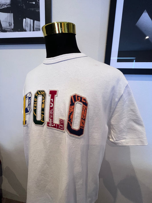 Ralph Lauren 100% Cotton Logo Embroidered T Regular Fit Size Large