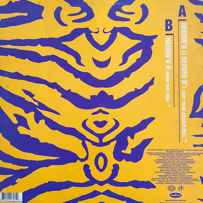 David Morales Presents The Face “Needin’ U” 2, 2 Version 12inch Vinyl Record on Manifesto Records