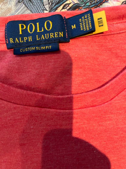 Ralph Lauren 100% Cotton area Logo Embroidered T Regular Fit Size Medium