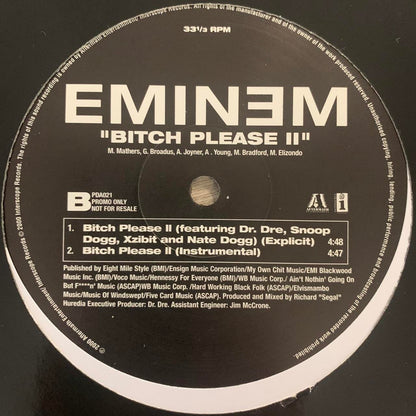 Eminem “The Way I Am” / “Bitch Please” 4 Version 12inch Vinyl Single