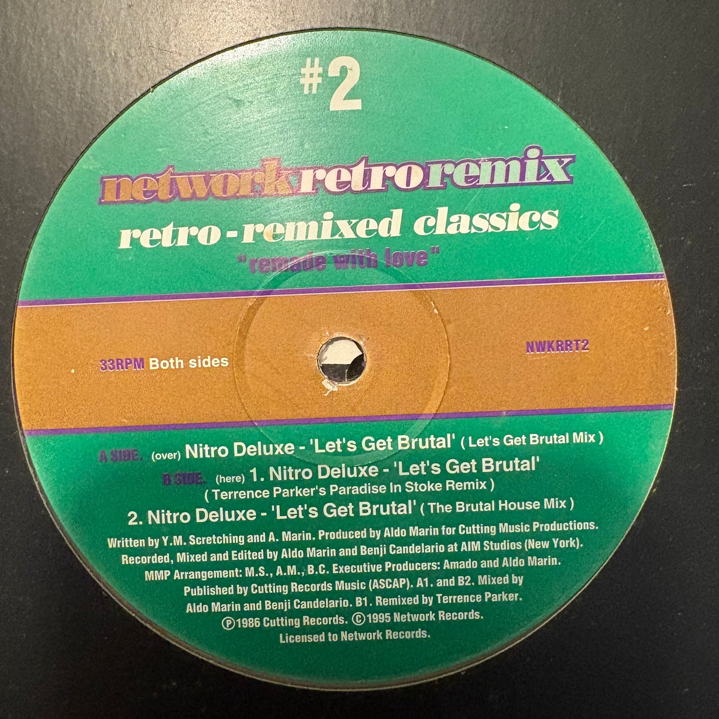 Nitro Deluxe “Let’s Get Brutal” 3 Version 12inch Vinyl Record on Network