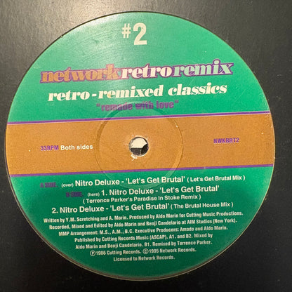 Nitro Deluxe “Let’s Get Brutal” 3 Version 12inch Vinyl Record on Network