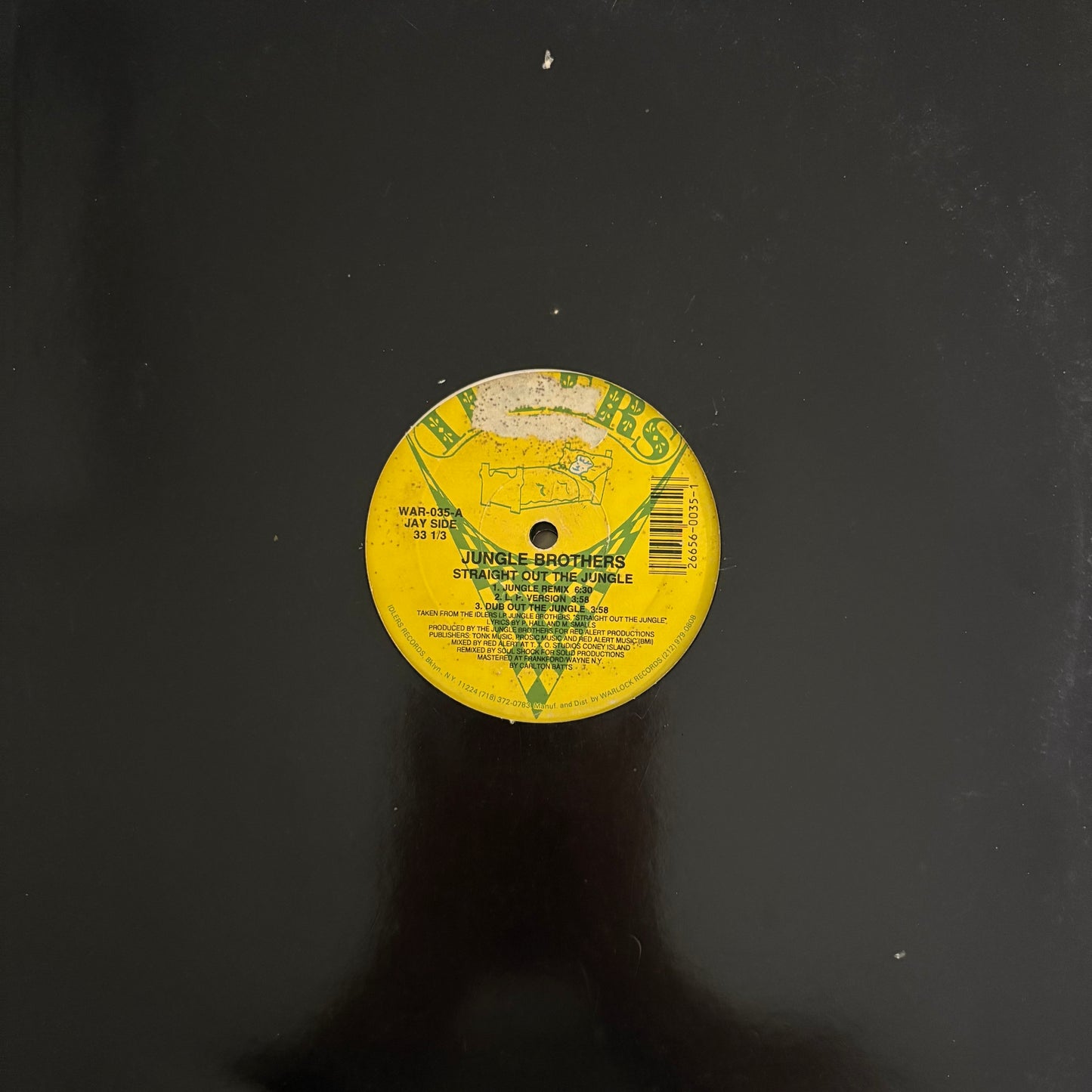 Jungle Brothers “Straight Out The Jungle” 6 Version 12inch vinyl record