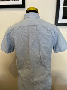 Lacoste 100% Cotton Light Blue Button Down Shirt Size Small