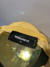 Load image into Gallery viewer, DSquared2 100% Cotton Yellow Logo Print Tee Size XL Made In Italy