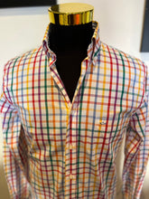 Load image into Gallery viewer, Paul &amp; Shark 100% Cotton White Check Shirt Size 40 Medium Made in Italy