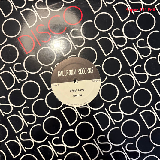 Donner Summer “I Feel Love” / “Spank” 2 Track 12inch Vinyl Record