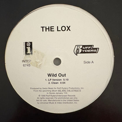 The Lox “Wild Out” 4 Version 12inch vinyl record