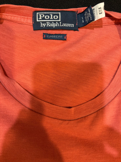 Ralph Lauren 100% Cotton Red Chest Logo Tee
