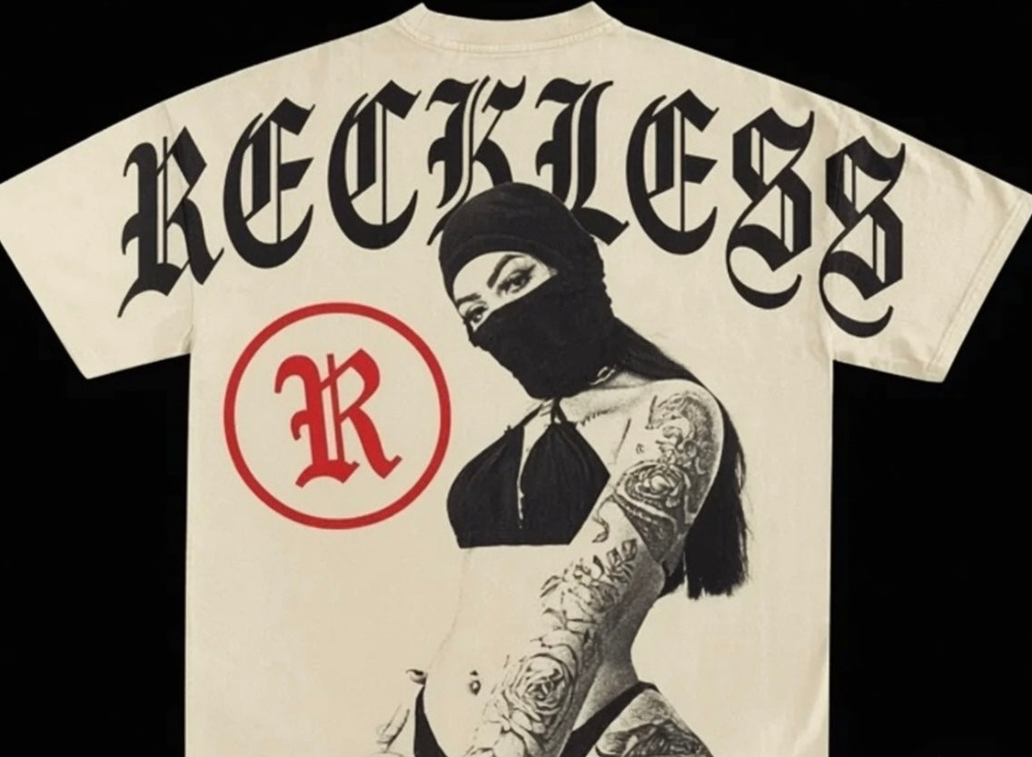 Reckless 100% Cotton Ivory Street & Juice T Shirt