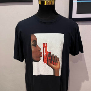 Supreme 100% Cotton Water Pistol Logo Print Shirt Size Large Made in the USA