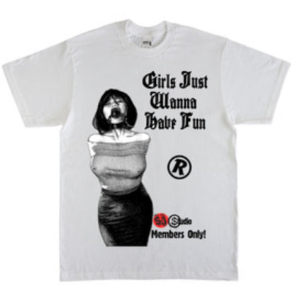S&J “Girls Just Wanna Have Fun” 100% Cotton White T Size XL Super limited edition exclusive Tee’s