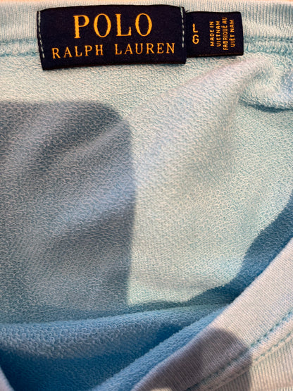 Polo Ralph Lauren 100% Cotton Blue Sweater Size Large