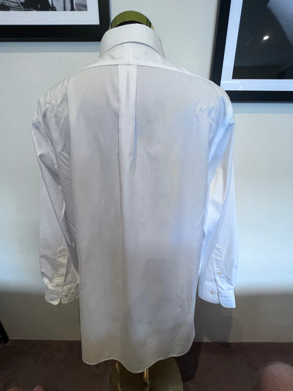 Ralph Lauren 100% Cotton White Shirt Size XL Classic Fit Button Down Collar