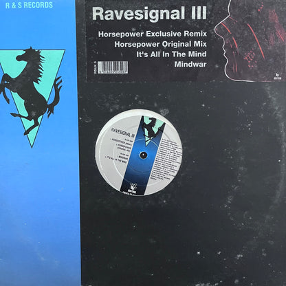 CJ Bolland “Ravesignal III” EP 3 Track 12inch Vinyl Record on R&S Records
