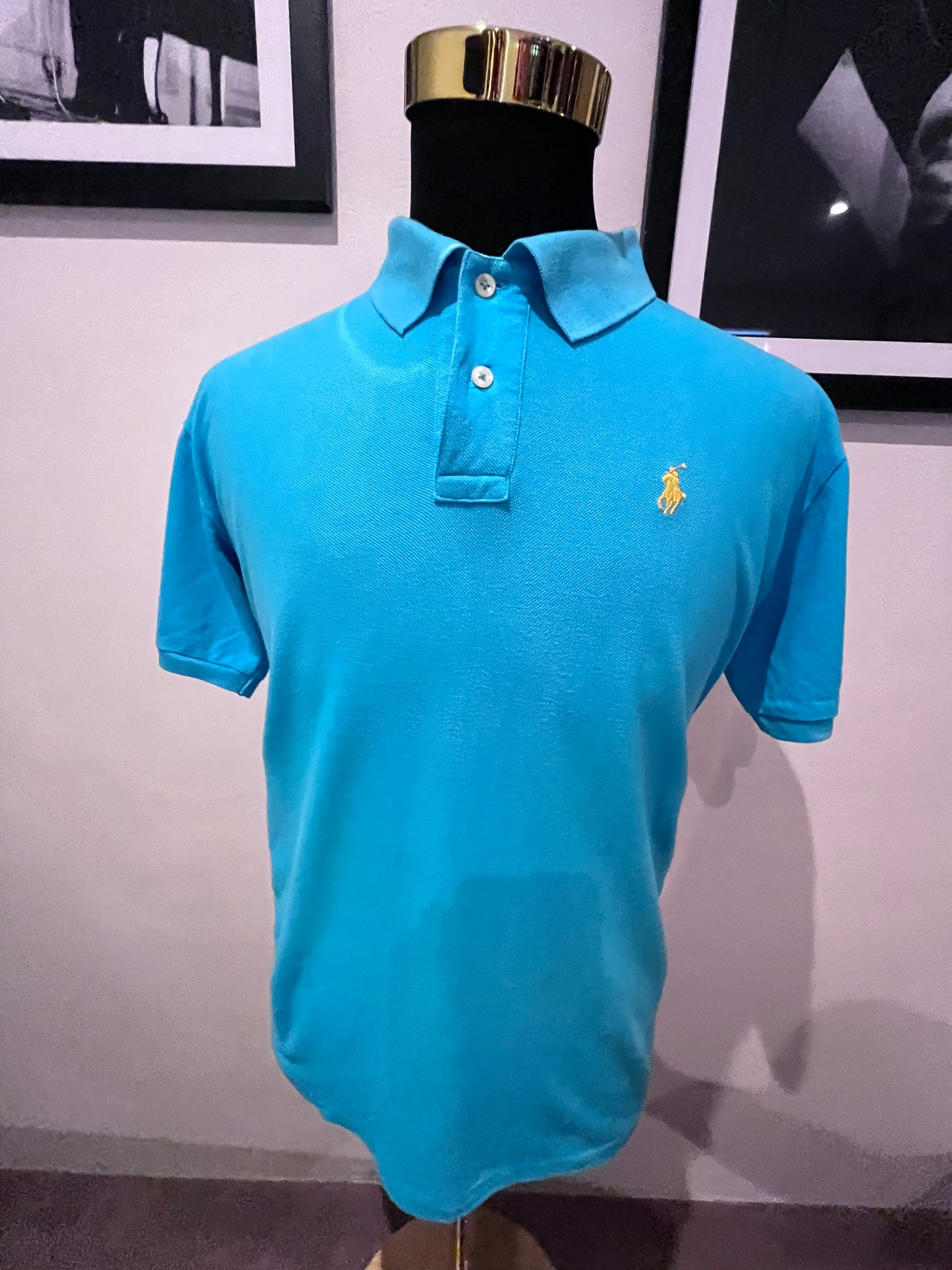 Polo Ralph Lauren 100% Cotton Blue Polo Shirt Size XL
