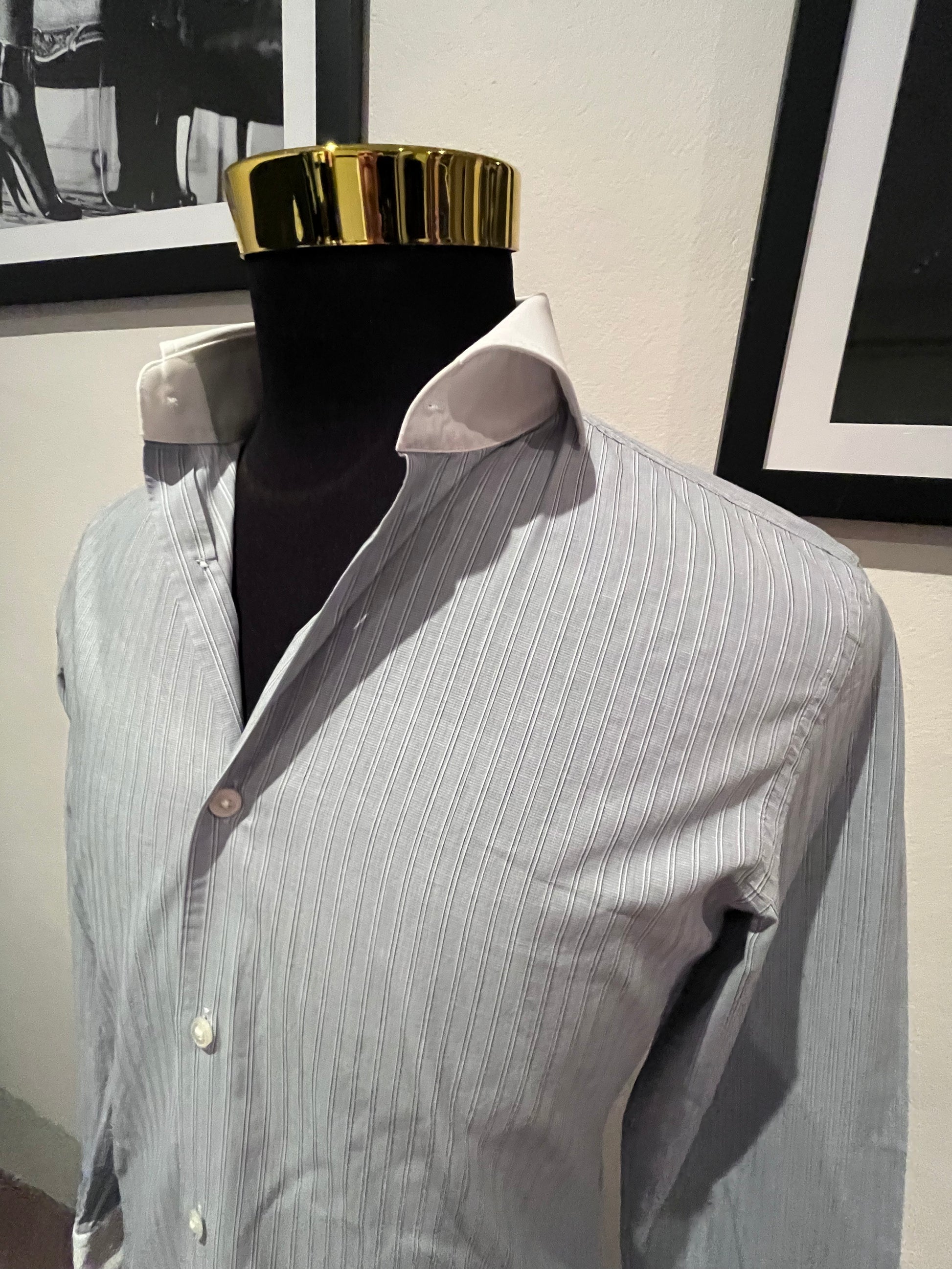 Boss Hugo Boss 100% Cotton Shirt Slim Fit Size Small Spread Collar Classic wax records Boss Hugo Boss 100% Cotton Shirt Slim Fit Size Small Spread Collar Classic wax records