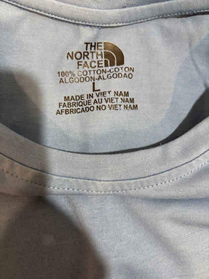 The North Face 100% Cotton Blue Chest Logo Tee