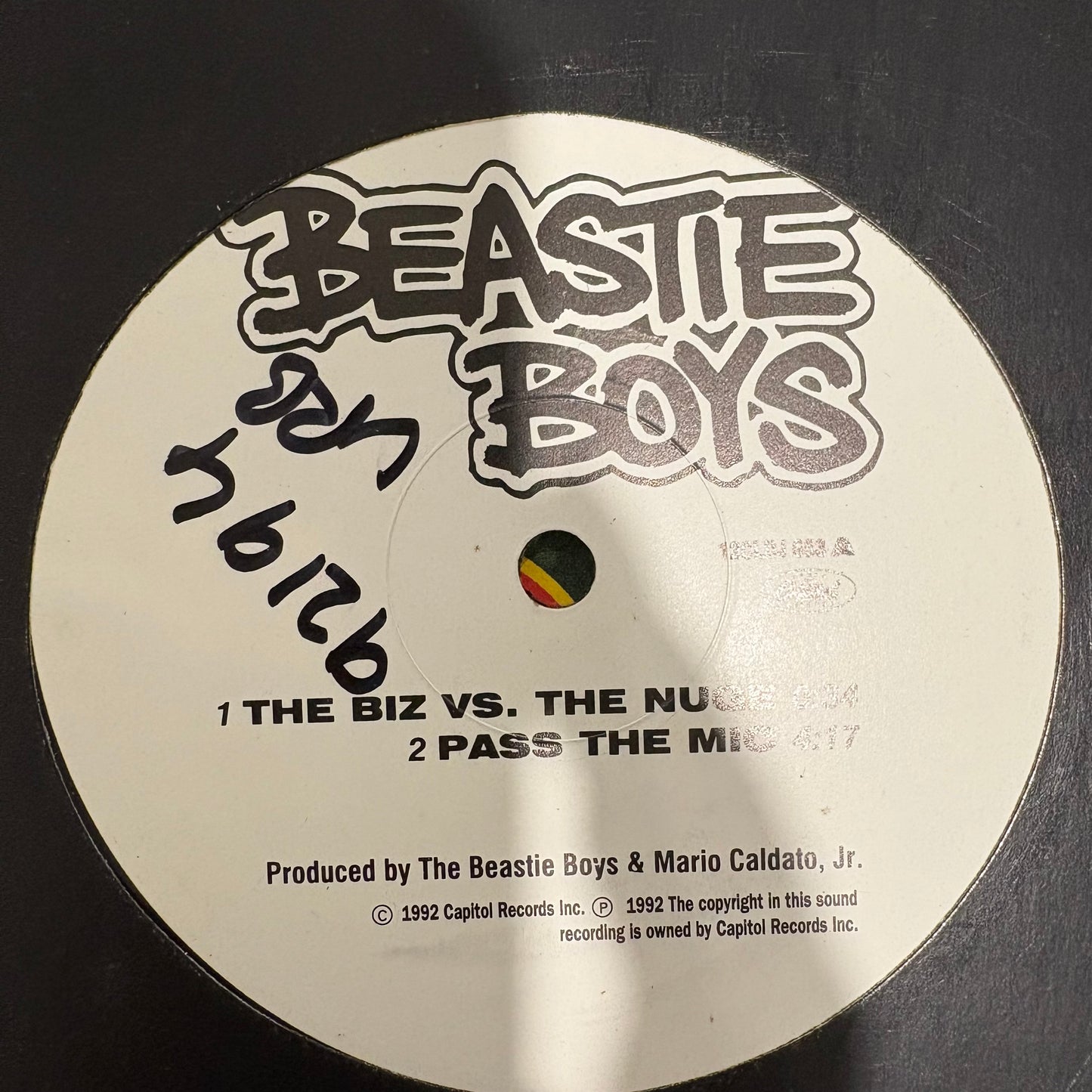 Beastie Boys “The Biz Vs. The Nudge” / “Pass The Mic” 4 track 12inch vinyl record