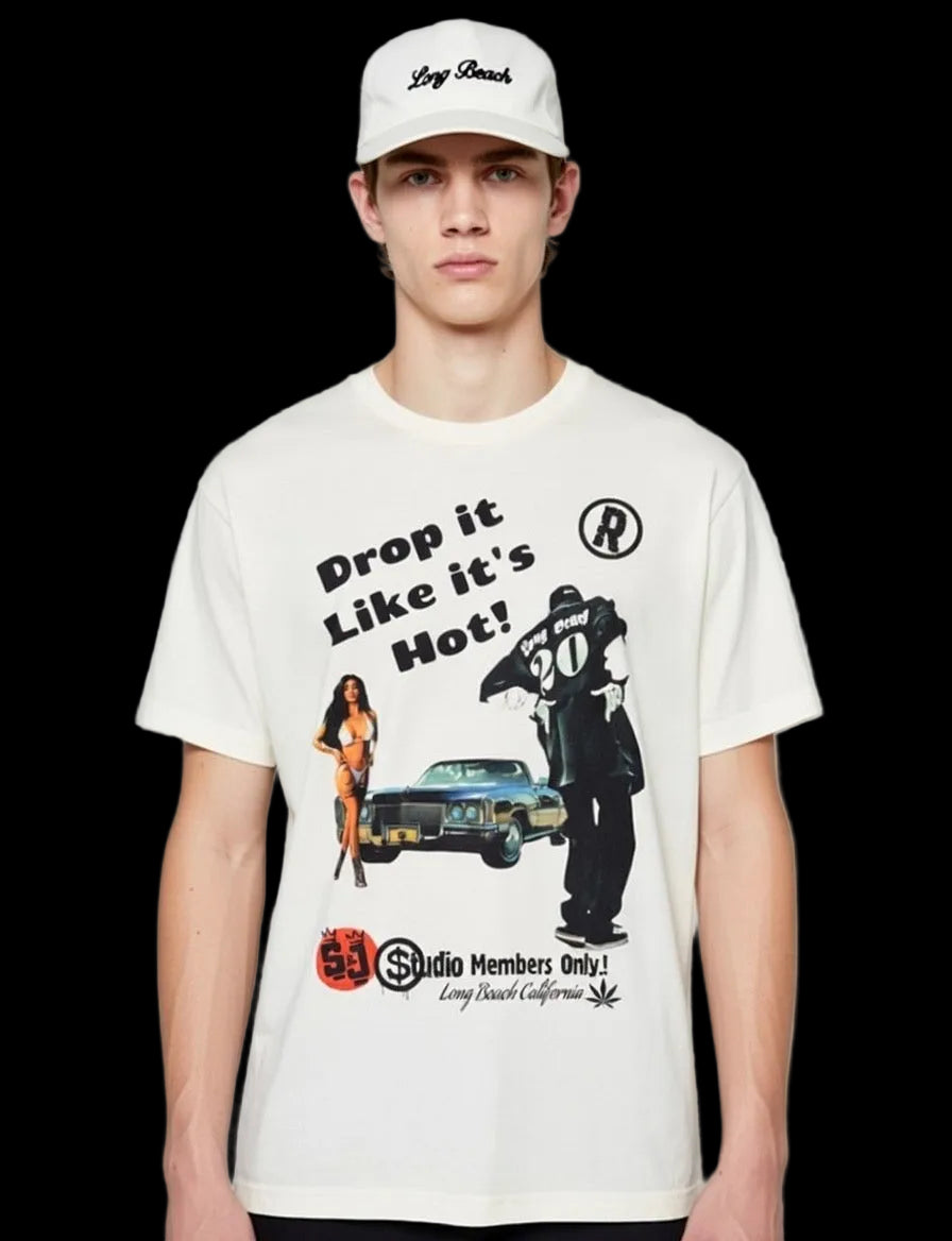 Street & Juice 100% Cotton “Drop It Like It’s Hot” Snoop Dog Graphic Tee